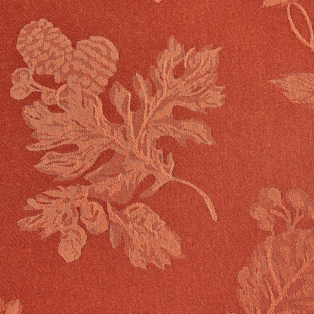 2 SPICE-color Autumn Medley Damask 60x104 inch Tablecloths (each seats 8 to 10) - Picture 8 of 12